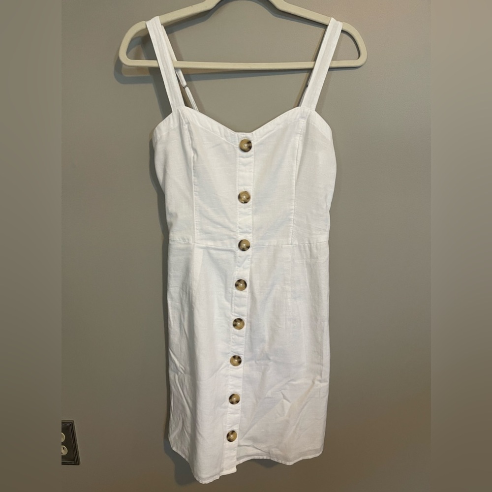 Abercrombie Button Linen Dress